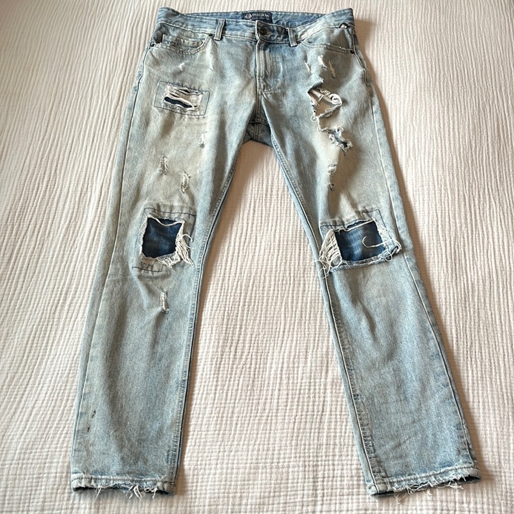Men’s Distressed American Rag Cie Jeans Size 31W/30L